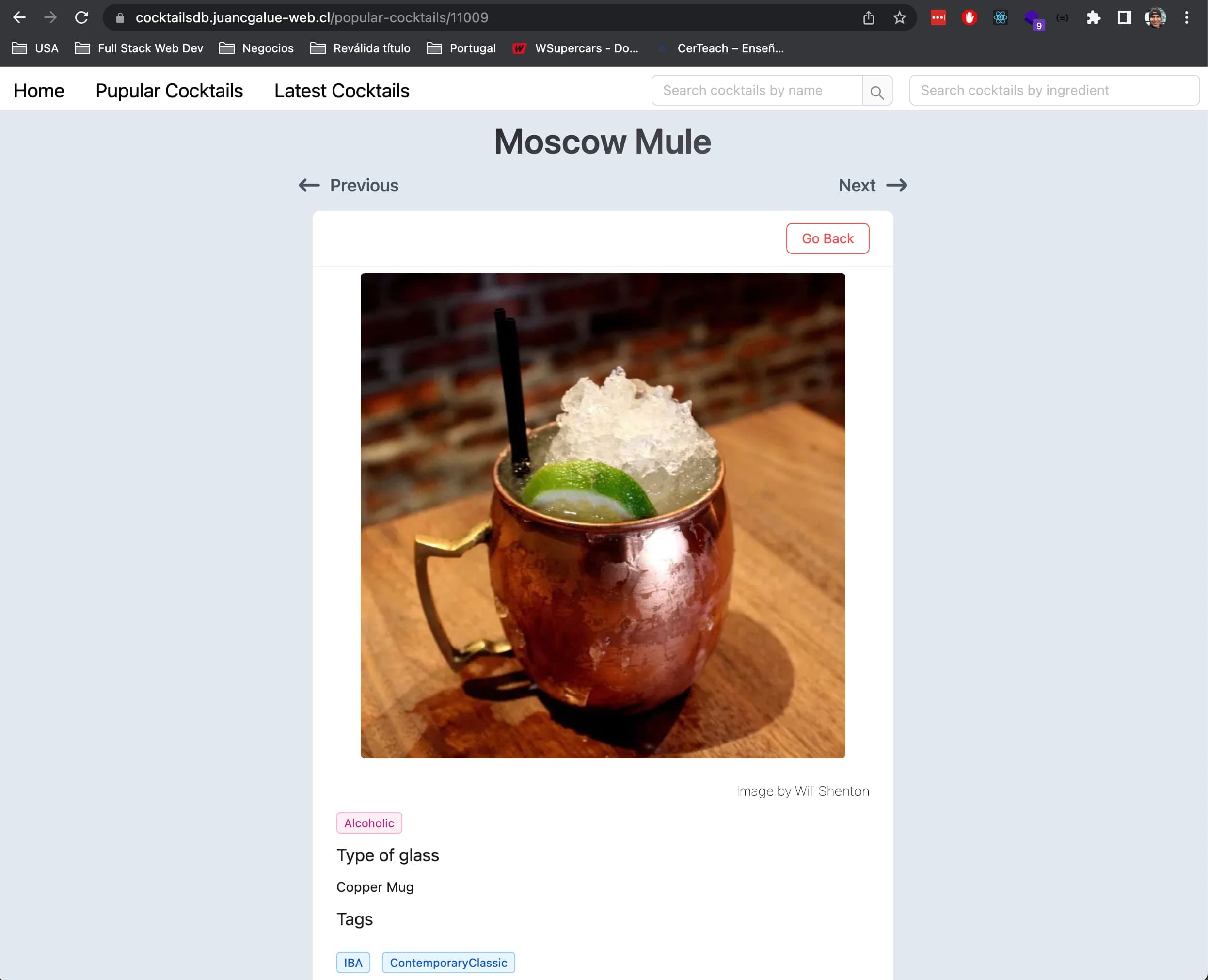 cocktail demo app pic 3